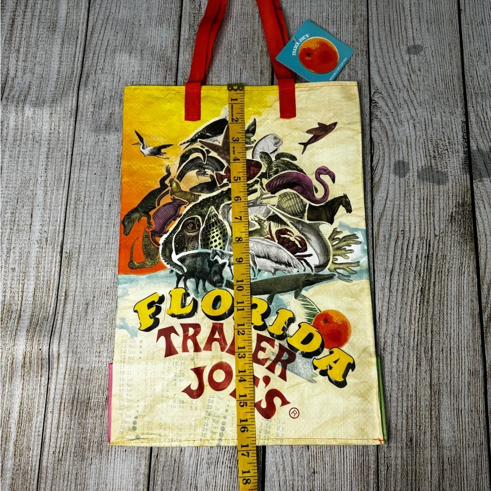 NWT Trader Joe's Florida Reusable Shopping Bag